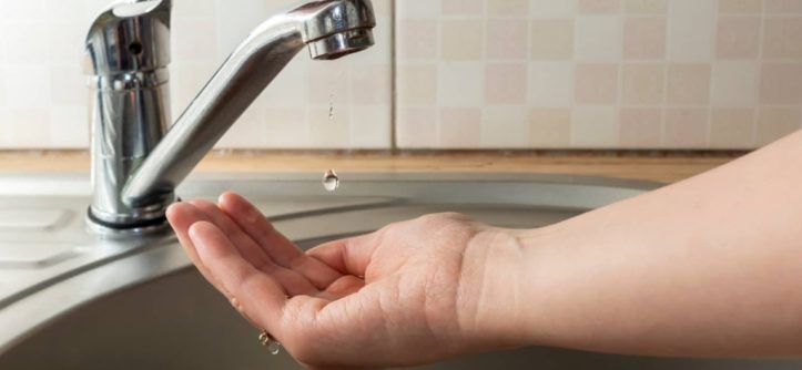 How do you fix an airlock in a water pipe?
