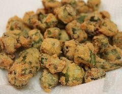How do I get Crispy Breading to Stay on Frozen Okra