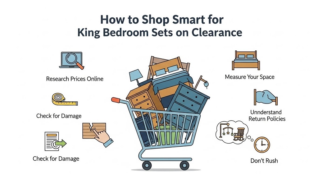 Measuring bedroom space for a king-size bed and furniture