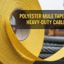 Polyester mule tape used for underground cable pulling inside conduit