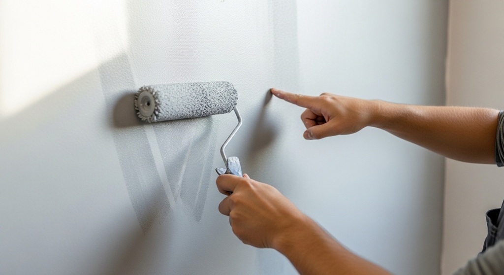 how to roll paint evenly on interior wall