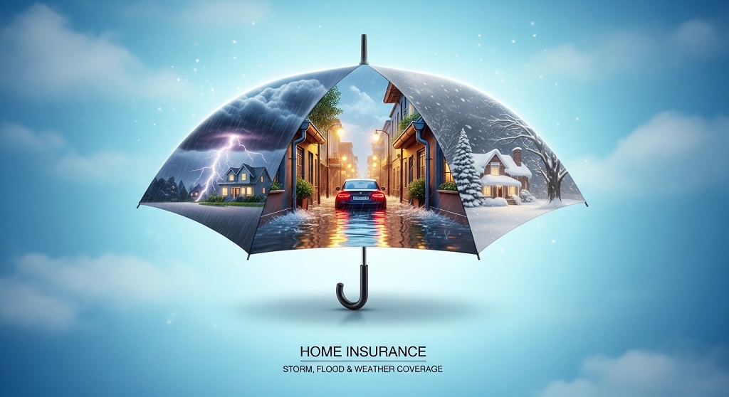 Floodwater entering house illustrating excluded damage in standard policies