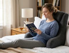best reading pillow with armrests for posture support