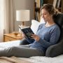 best reading pillow with armrests for posture support