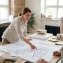 Architect meeting with client about custom home design